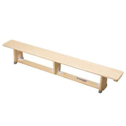 Ławka gimnastyczna 2,0 m drewniane nogi