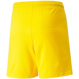 Spodenki dla dzieci Puma teamLIGA Shorts Jr Cyber żółte 704931 07