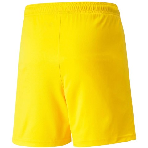 Spodenki dla dzieci Puma teamLIGA Shorts Jr Cyber żółte 704931 07