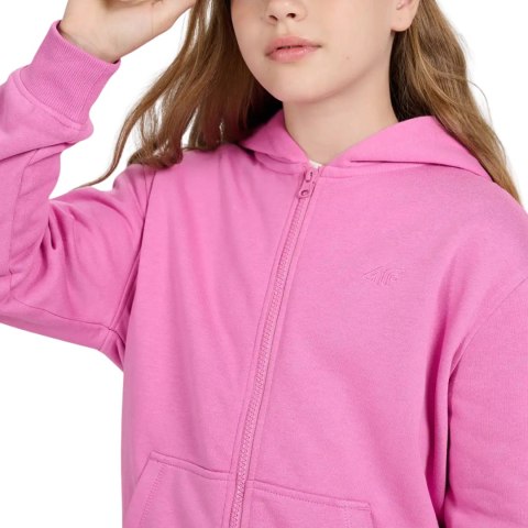Bluza dla dziewczynki 4F F1952 różowa 4FJWAW25TSWSF1952 54S