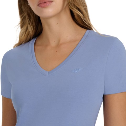 Koszulka damska 4F F2969 denim 4FWAW25TTSHF2969 32S