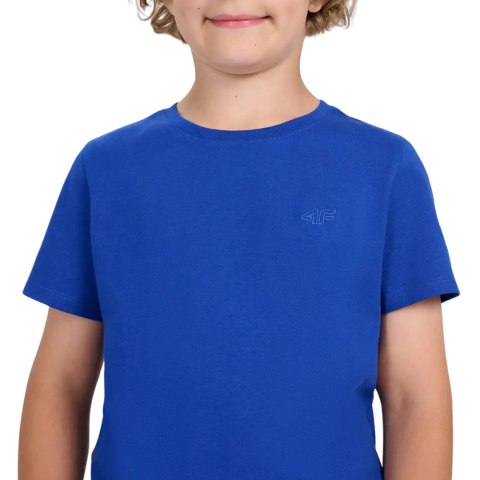 Koszulka dla chłopca 4F M2399 kobalt 4FJWAW25TTSHM2399 36S