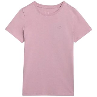 Koszulka dla dziewczynki 4F F2397 jasny róż 4FJWAW25TTSHF2397 56S