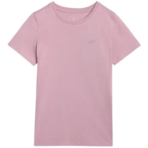 Koszulka dla dziewczynki 4F F2397 jasny róż 4FJWAW25TTSHF2397 56S