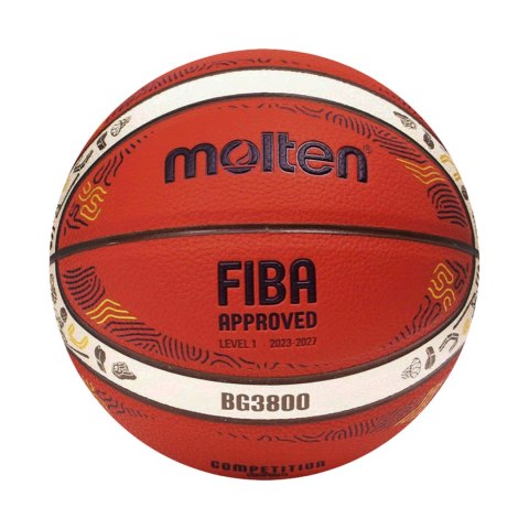 Piłka koszykowa Molten Replika B7G3800-E5Z ME2025 Piłka koszykowa Molten Replika B7G3800-E5Z ME2025