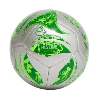 Piłka nożna adidas MLS Club srebrno-zielona JH1307