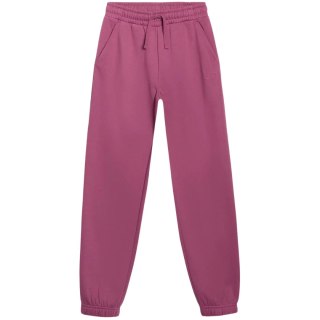 Spodnie dla dziewczynki 4F CAS F1249 ciemny fiolet 4FJWAW25TTROF1249 50S