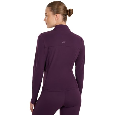 Bluza damska 4F F1873 ciemny fiolet 4FWAW25TSWSF1873 50S