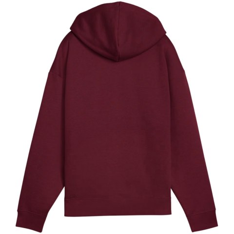 Bluza damska Puma ESS Comfort Hoodie FL bordowa 682385 96