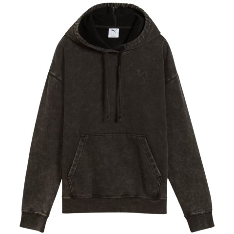 Bluza damska Puma ESS Elevated Relaxed Wash Hoodie czarna 688103 01