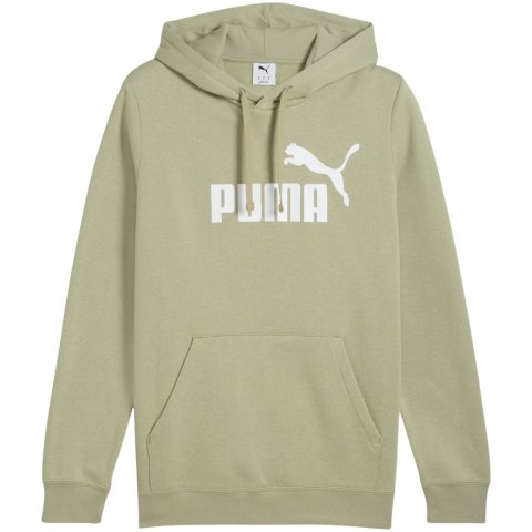 Bluza męska Puma ESS No.1 Logo Hoodie FL oliwkowa 682571 82