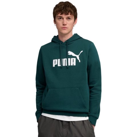 Bluza męska Puma ESS No.1 Logo Hoodie FL zielona 682571 75