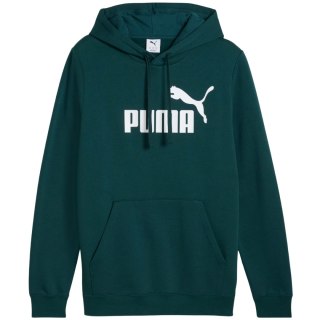 Bluza męska Puma ESS No.1 Logo Hoodie FL zielona 682571 75