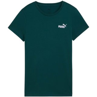 Koszulka damska Puma Ess 2 Color Small No. 1 Logo Tee (s) zielona 682373 75