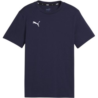 Koszulka dla dzieci Puma Team Goal Casuals Tee granatowa 658616 06