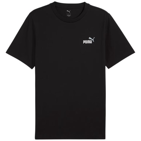 Koszulka męska Puma Ess 2 Color Small No. 1 Logo Tee czarna 684717 01