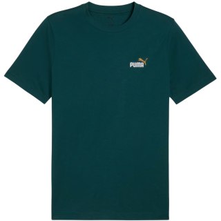 Koszulka męska Puma Ess 2 Color Small No. 1 Logo Tee morska zieleń 684717 75