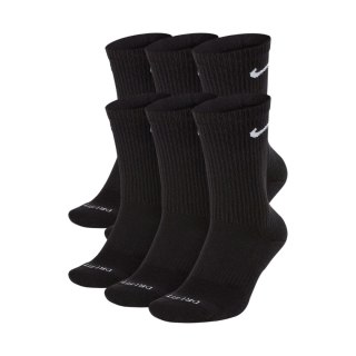 Skarpety Nike Everyday Plus Cush 6 par czarne SX6897 010