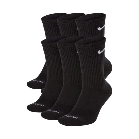 Skarpety Nike Everyday Plus Cush 6 par czarne SX6897 010