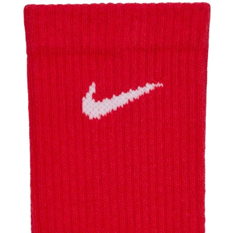 Skarpety Nike Everyday Plus Cushioned 3 pary czerwone, białe, granatowe SX6888 996