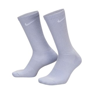 Skarpety Nike Everyday Plus Cushioned 3 pary fioletowe, niebieskie, brązowe SX6888 970