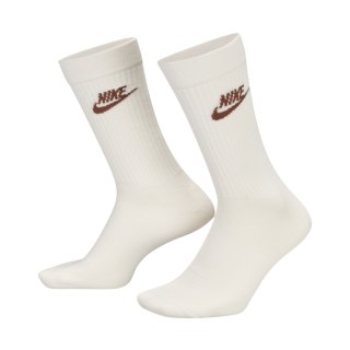 Skarpety Nike NK Nsw Everyday Essential CR kremowe, beżowe, brązowe DX5025 904