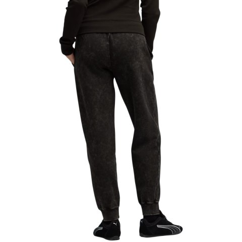 Spodnie damskie Puma ESS Elevated Comfort Wash Sweatpants czarne 688104 01
