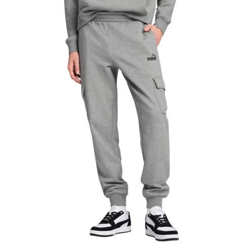 Spodnie męskie Puma ESS No.1 Logo Cargo Pants FL szare 682660 03
