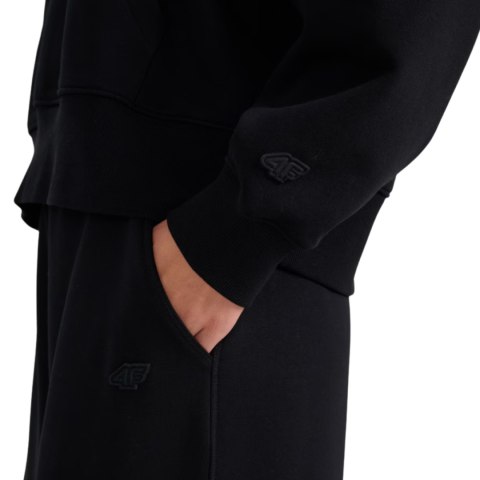 Bluza damska 4F F1887 głęboka czerń 4FWAW25TSWSF1887 20S
