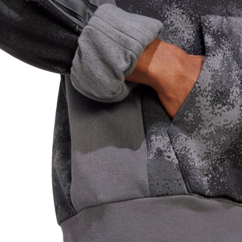 Bluza męska adidas Sea AOP Hoodie grafitowa JW3709