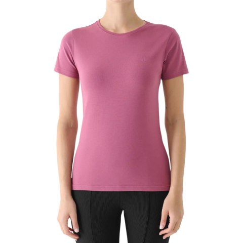 Koszulka damska 4F F2439 burgund 4FWAW25TTSHF2439 60S