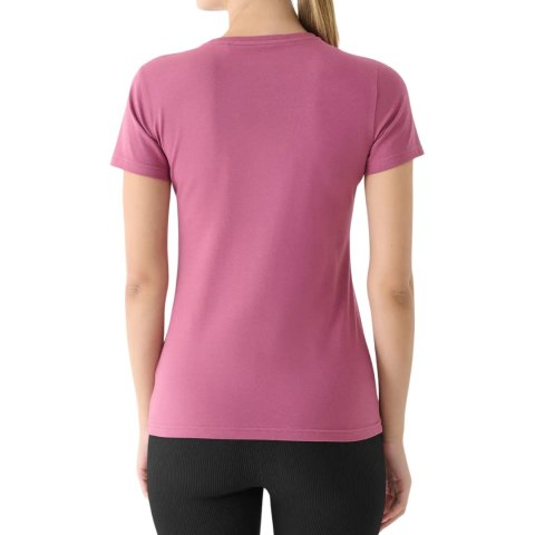 Koszulka damska 4F F2439 burgund 4FWAW25TTSHF2439 60S