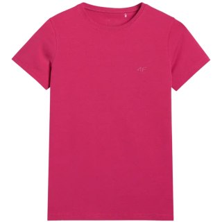 Koszulka damska 4F F2439 ciemny róż 4FWAW25TTSHF2439 53S