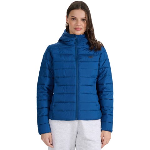 Kurtka damska puchowa 4F F580 ciemny granat 4FWAW25TDJAF580 30S
