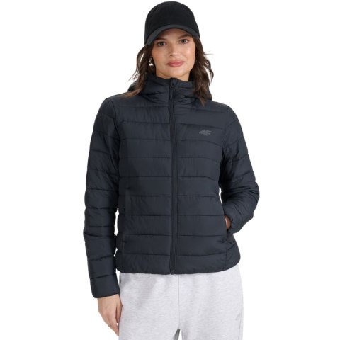 Kurtka damska puchowa 4F F580 głęboka czerń 4FWAW25TDJAF580 20S