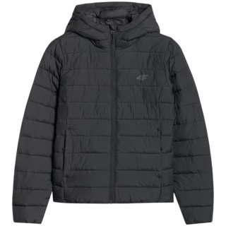 Kurtka damska puchowa 4F F580 głęboka czerń 4FWAW25TDJAF580 20S