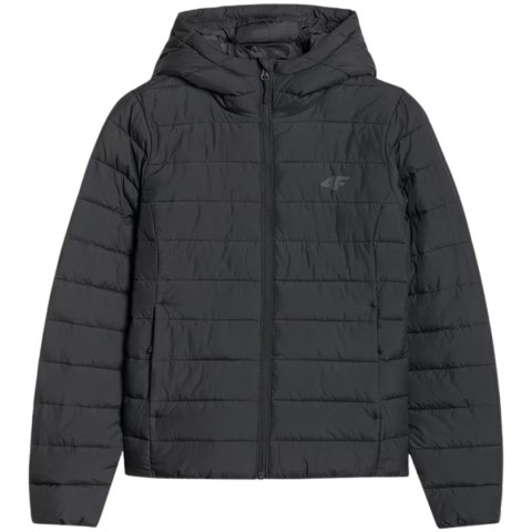 Kurtka damska puchowa 4F F580 głęboka czerń 4FWAW25TDJAF580 20S