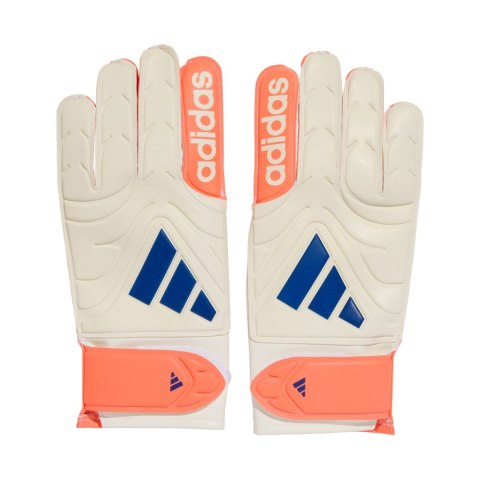 Rękawice bramkarskie adidas Copa Glove Club biało-pomarańczowe JN5339