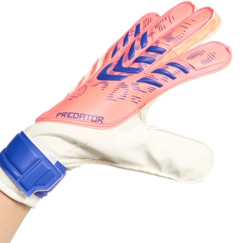 Rękawice bramkarskie adidas Predator Glove Training biało-pomarańczowe JN5355