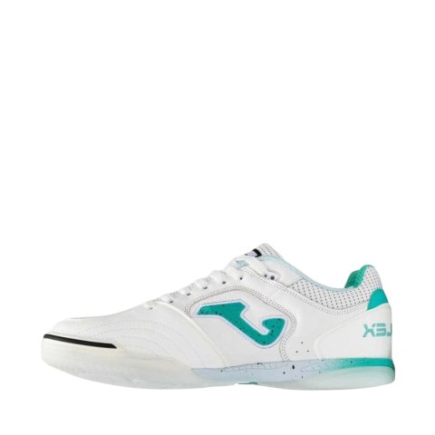 Buty piłkarskie Joma Top Flex 2502 Indoor biało-turkusowe TOPW2502IN