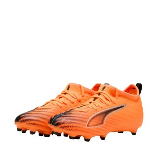 Buty piłkarskie dla dzieci Puma Ultra 6 Match FG/AG Heat Fire pomarańczowe 108515 03