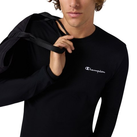 Koszulka męska Champion Longsleeve Tee czarna 221799 KK001 Koszulka męska Champion Longsleeve Tee czarna 221799 KK001