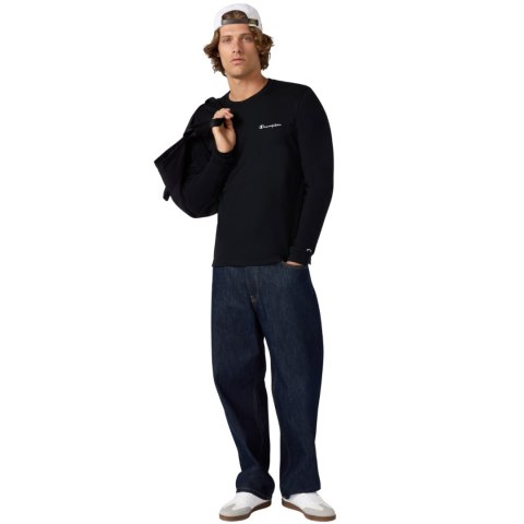 Koszulka męska Champion Longsleeve Tee czarna 221799 KK001 Koszulka męska Champion Longsleeve Tee czarna 221799 KK001