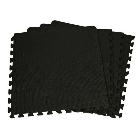 Mata do ćwiczen puzzle EB FIT 60x60x1,0cm 4 szt czarna Mata do ćwiczen puzzle EB FIT 60x60x1,0cm 4 szt czarna