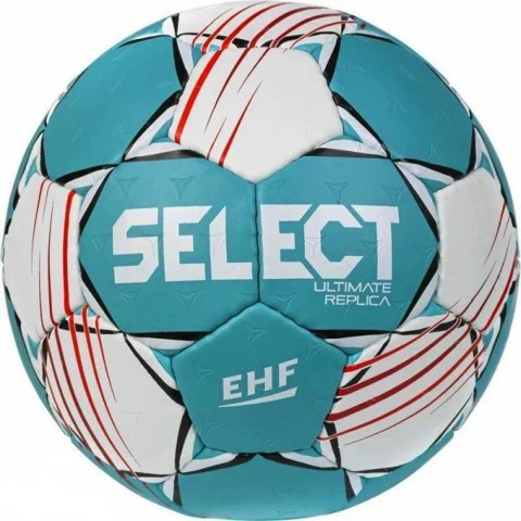 Piłka ręczna Select Ultimate Replica EHF 22 błękitno-biała 11991 Piłka ręczna Select Ultimate Replica EHF 22 błękitno-biała 11991