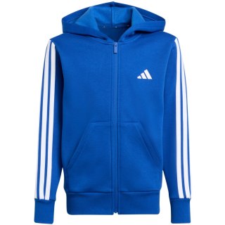 Bluza dla dzieci adidas Essentials Full-Zip Hoodie niebieska JY4977