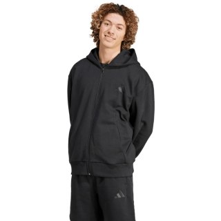 Bluza męska adidas All Szn Fleece Full-Zip Hoodie czarna IX1249