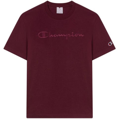 Koszulka męska Champion SS Tee bordowa 220273 RS522