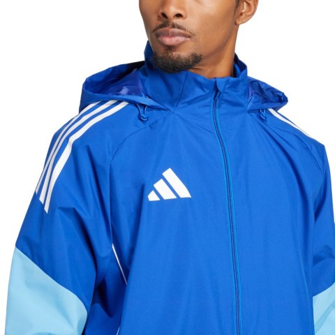 Kurtka męska adidas Tiro 25 Competition All-Weather niebieska JI8930