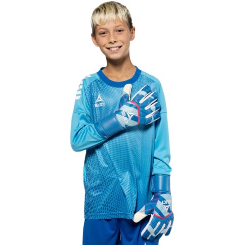 Rękawice bramkarskie Select 88 Kids Negative Cut v25 niebiesko-białe 18885